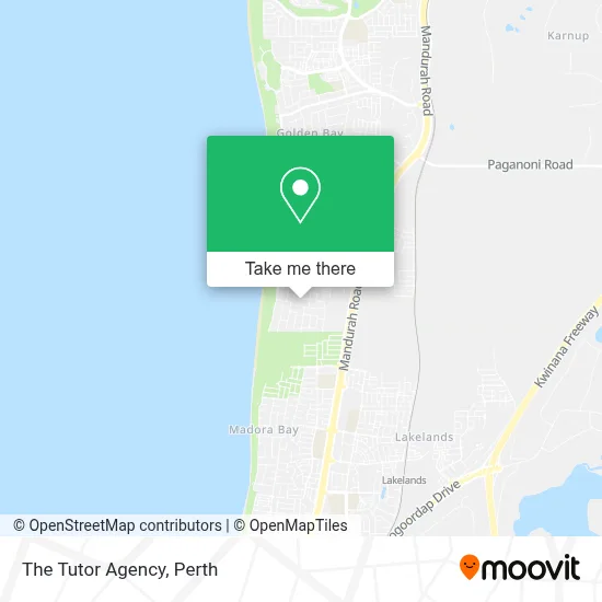 Mapa The Tutor Agency