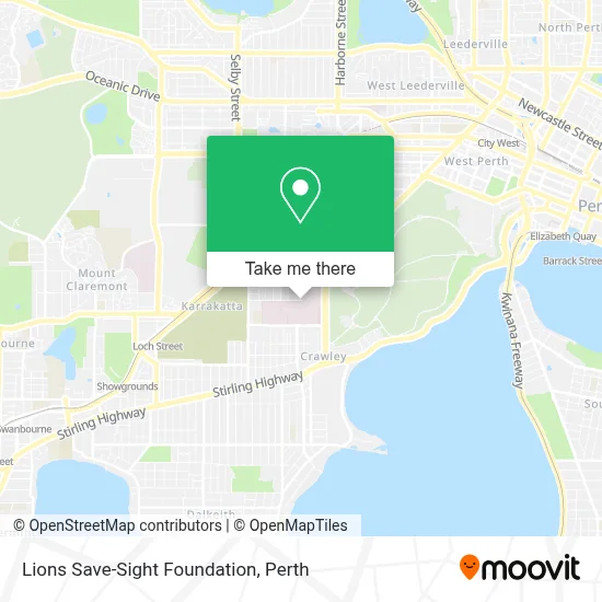 Mapa Lions Save-Sight Foundation