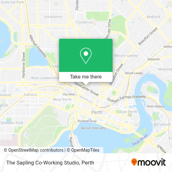 The Sapling Co-Working Studio map