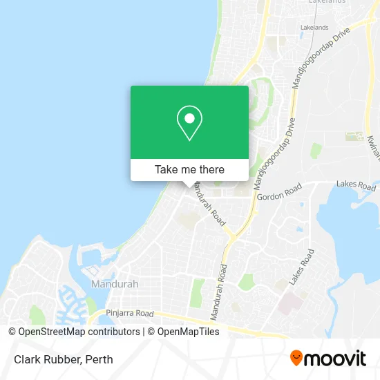 Mapa Clark Rubber