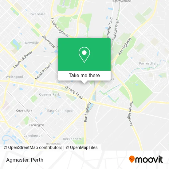 Mapa Agmaster