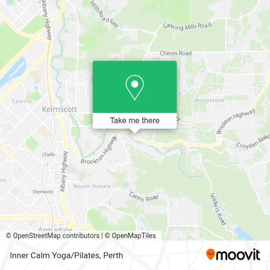 Mapa Inner Calm Yoga/Pilates