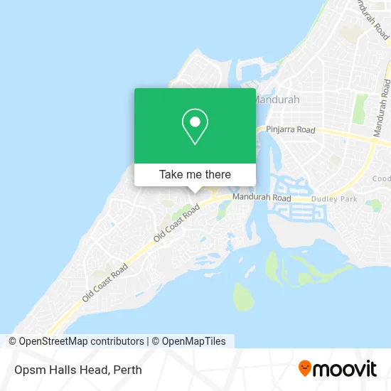 Mapa Opsm Halls Head
