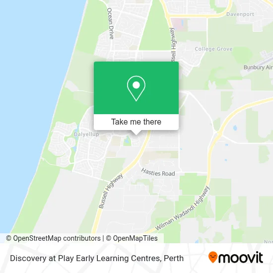 Mapa Discovery at Play Early Learning Centres