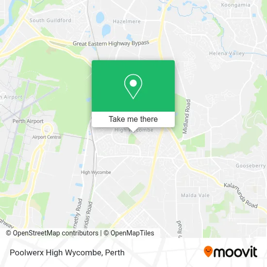 Mapa Poolwerx High Wycombe