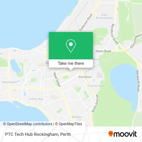 PTC Tech Hub Rockingham map