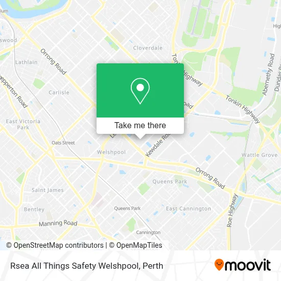 Rsea All Things Safety Welshpool map
