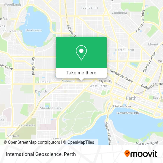 Mapa International Geoscience