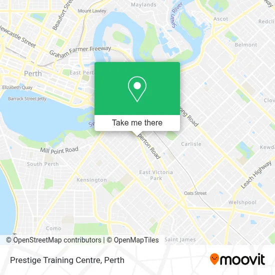 Mapa Prestige Training Centre