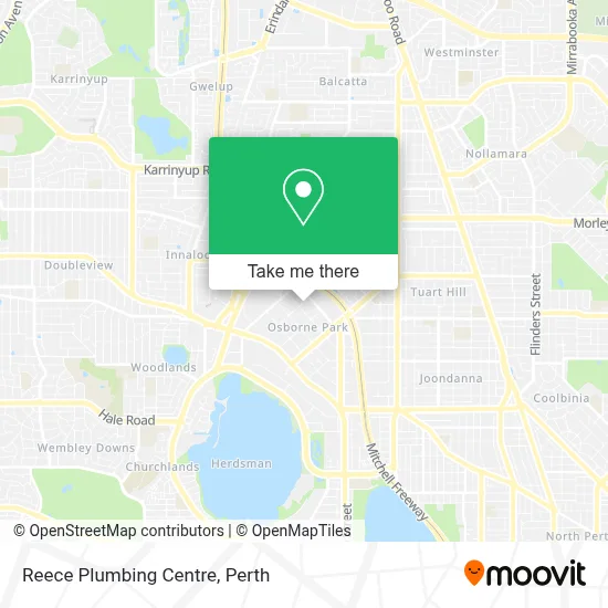 Mapa Reece Plumbing Centre