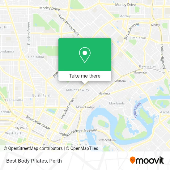 Mapa Best Body Pilates