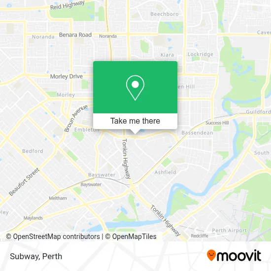 Mapa Subway