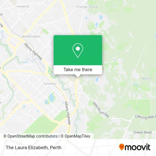 Mapa The Laura Elizabeth
