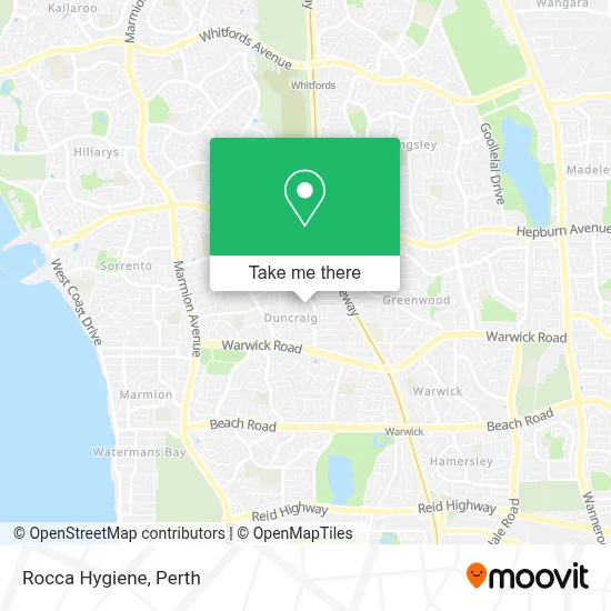 Rocca Hygiene map