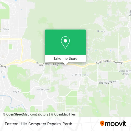 Eastern Hills Computer Repairs map