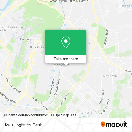 Mapa Kwik Logistics