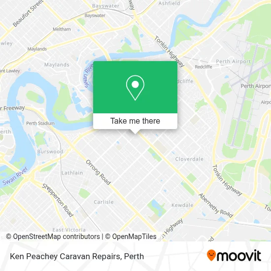 Mapa Ken Peachey Caravan Repairs