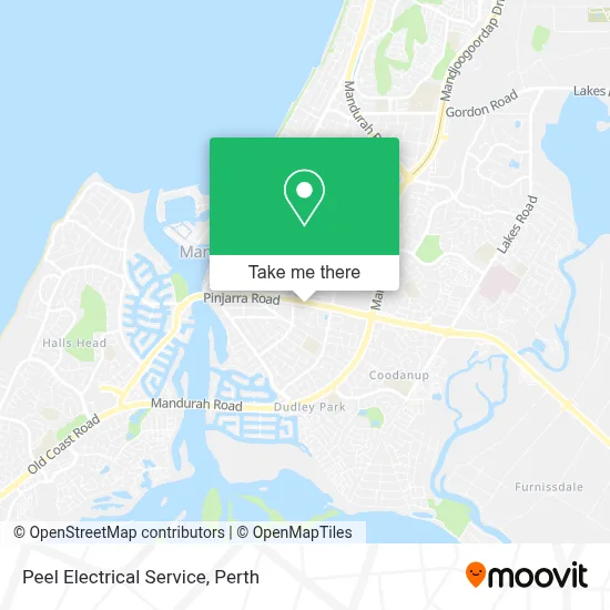Mapa Peel Electrical Service