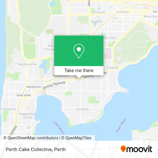 Perth Cake Collective map