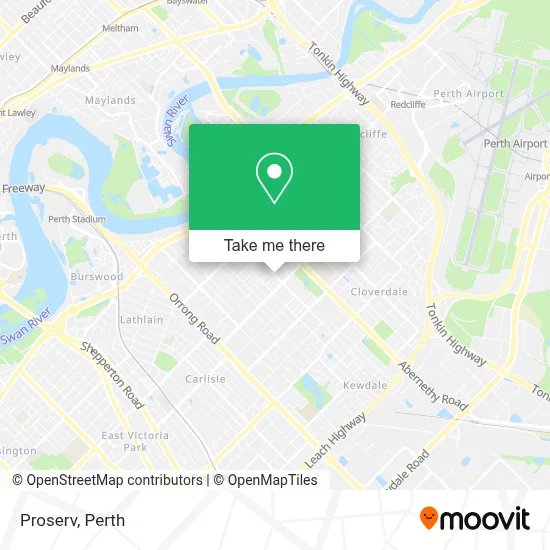 Mapa Proserv