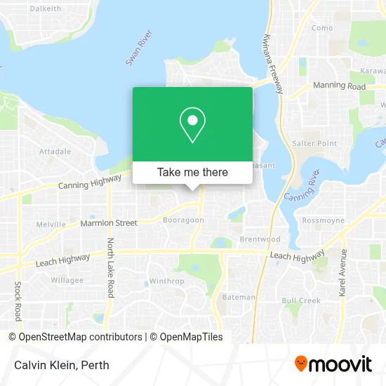 Mapa Calvin Klein