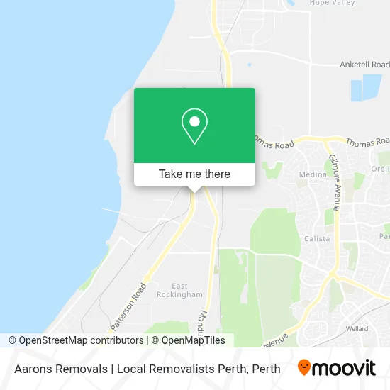 Mapa Aarons Removals | Local Removalists Perth