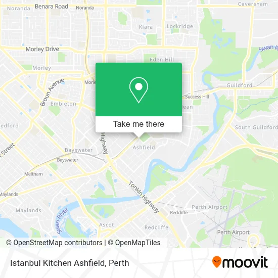 Mapa Istanbul Kitchen Ashfield