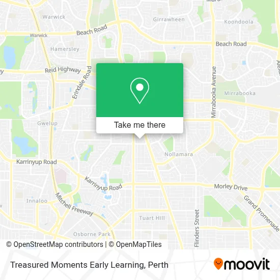 Mapa Treasured Moments Early Learning