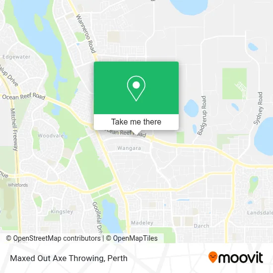 Mapa Maxed Out Axe Throwing