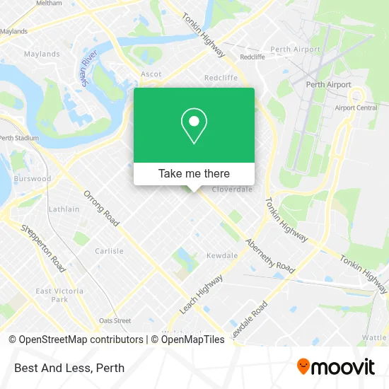 Best And Less map