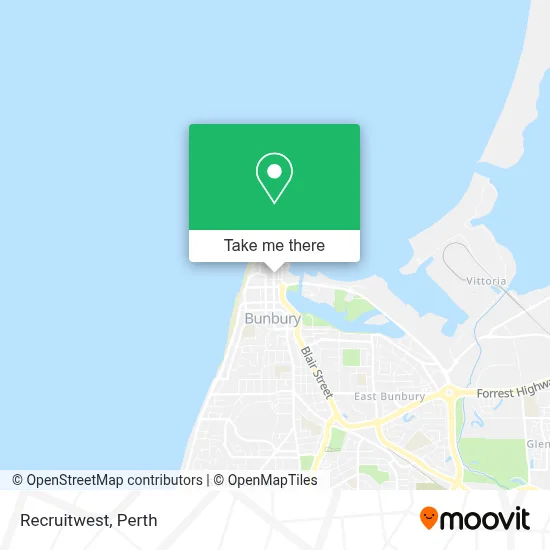 Mapa Recruitwest