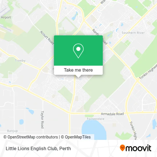 Mapa Little Lions English Club