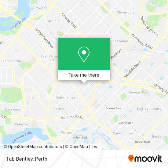 Mapa Tab Bentley