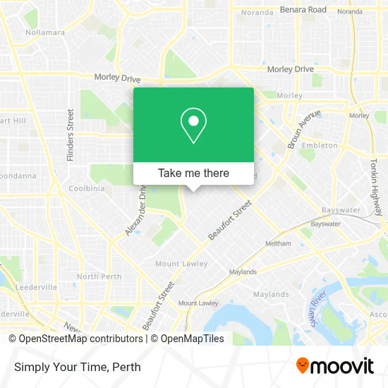 Mapa Simply Your Time