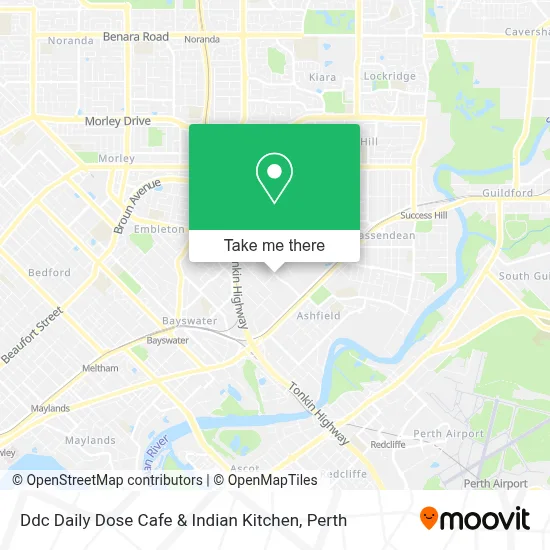 Mapa Ddc Daily Dose Cafe & Indian Kitchen
