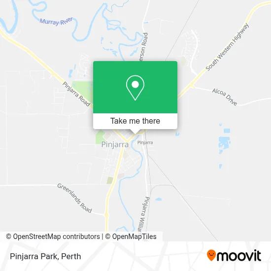 Mapa Pinjarra Park