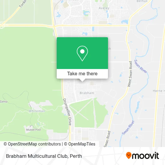 Brabham Multicultural Club map