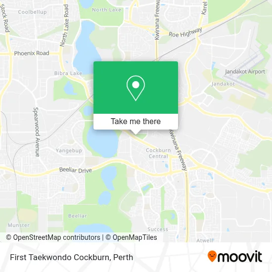 Mapa First Taekwondo Cockburn