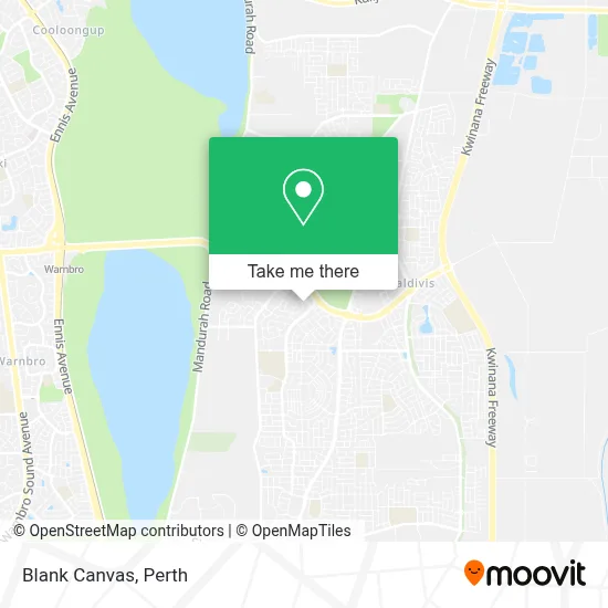Mapa Blank Canvas