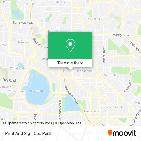 Print And Sign Co. map
