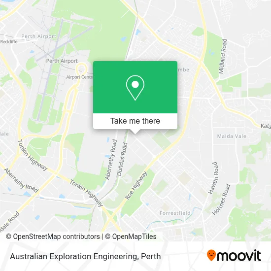 Australian Exploration Engineering map