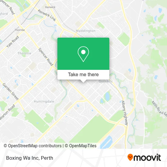 Mapa Boxing Wa Inc