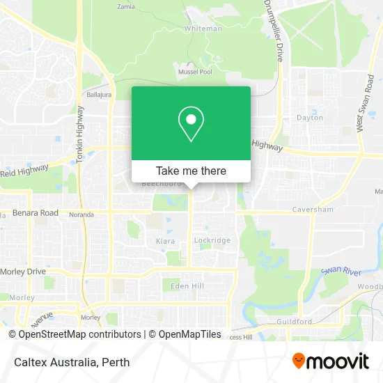 Mapa Caltex Australia
