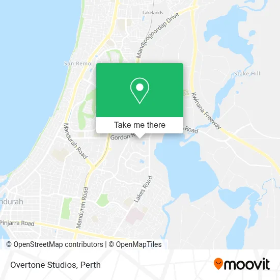 Mapa Overtone Studios