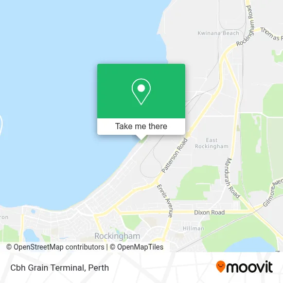 Mapa Cbh Grain Terminal