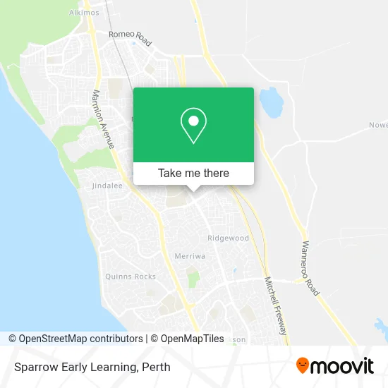 Mapa Sparrow Early Learning