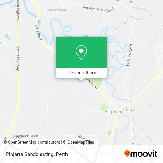 Mapa Pinjarra Sandblasting