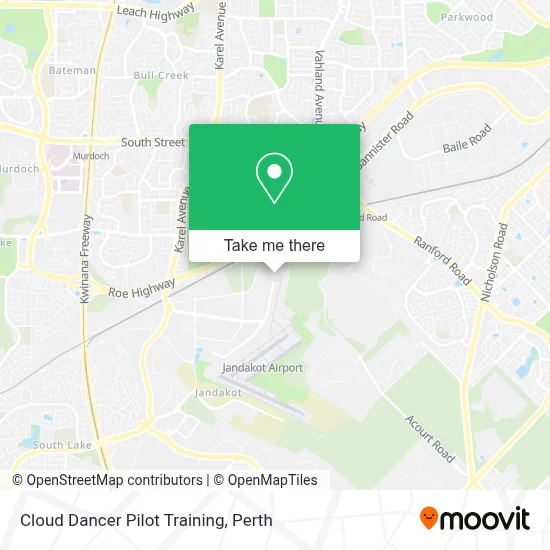 Mapa Cloud Dancer Pilot Training