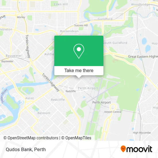 Mapa Qudos Bank