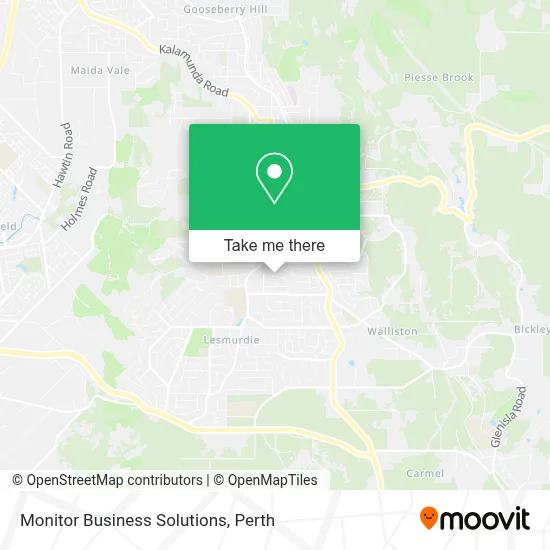 Mapa Monitor Business Solutions